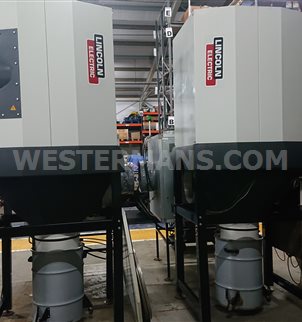 Lincoln Plymovent Statiflex 6000-MS Welding fume extraction